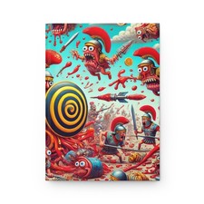 Cartoon Roman Soldiers Battle Journal