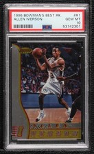 1996-97 Bowman's Best Rookies Allen Iverson #R1 PSA 10 GEM MT HOF 01r4