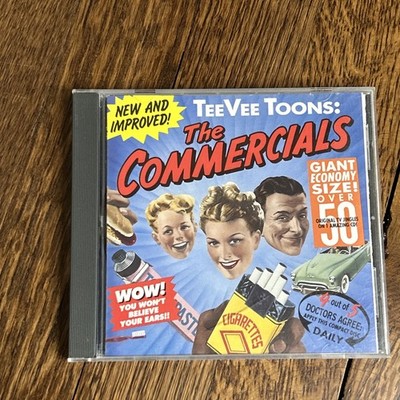 TeeVee Toons The Commercials CD-Free Shipping after Purchase of 1st CD
