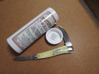 NEW GEC Great Eastern Cutlery #38 Yellow Snow Acrylic Campfire Whittler Knife — photo 1
