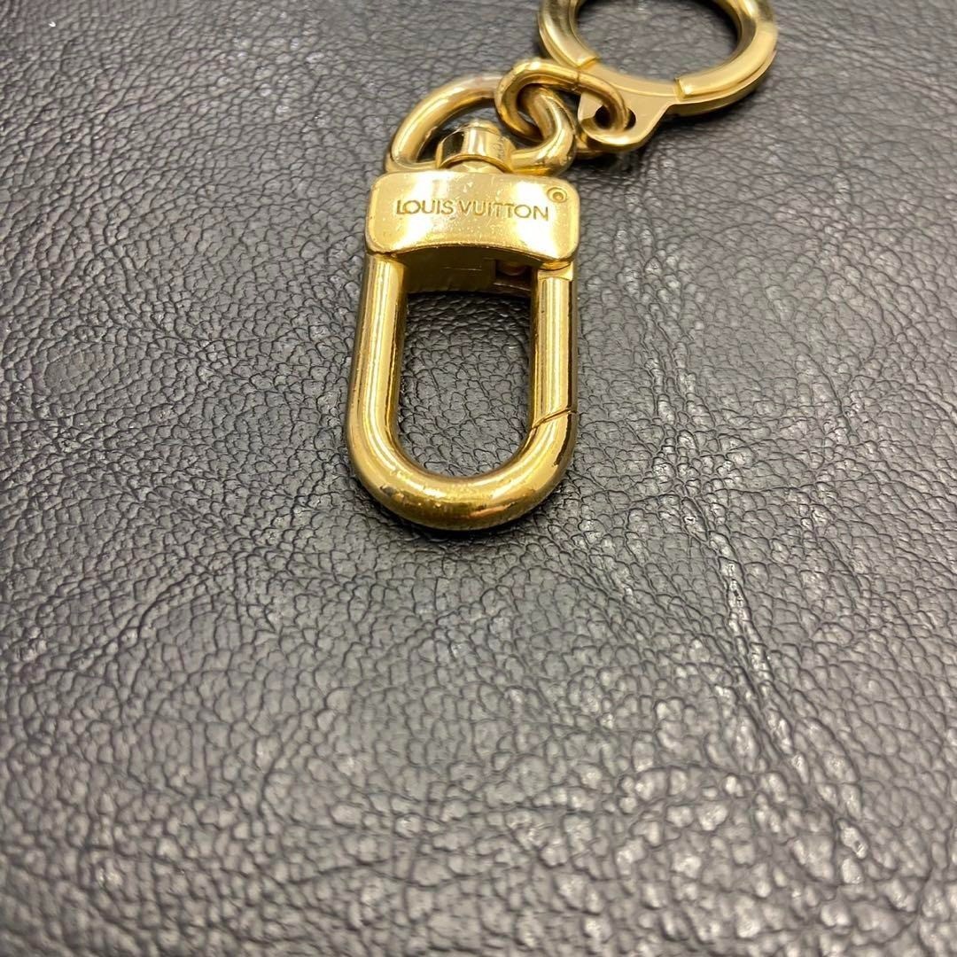 LOUIS VUITTON Anneau Cles Key Ring Gold Metallic M62694 Auth from