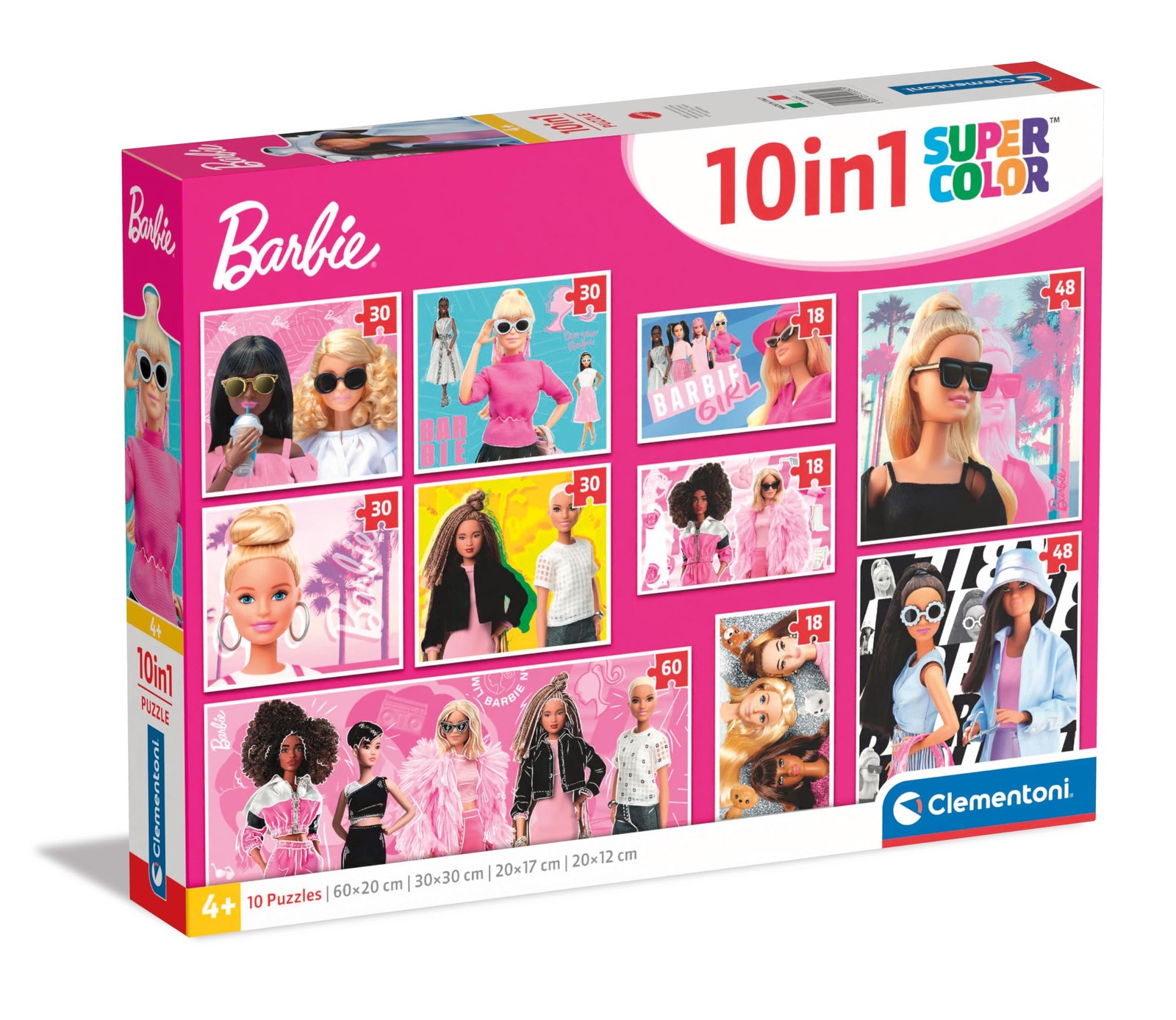Clementoni Barbie 10-in-1 Puzzle Kinder - Geschicklichkeitsspiel fr Kinder ab 4 5790₽