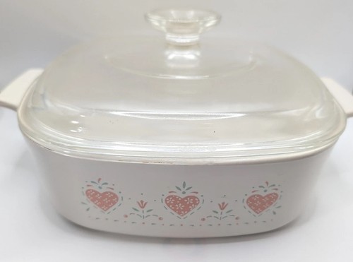Vintage Corningware Dish With Pyrex Lid