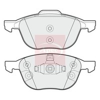 Apec BremsbeläGe Vorne FüR Ford Focus III 2010-2020 (R90)