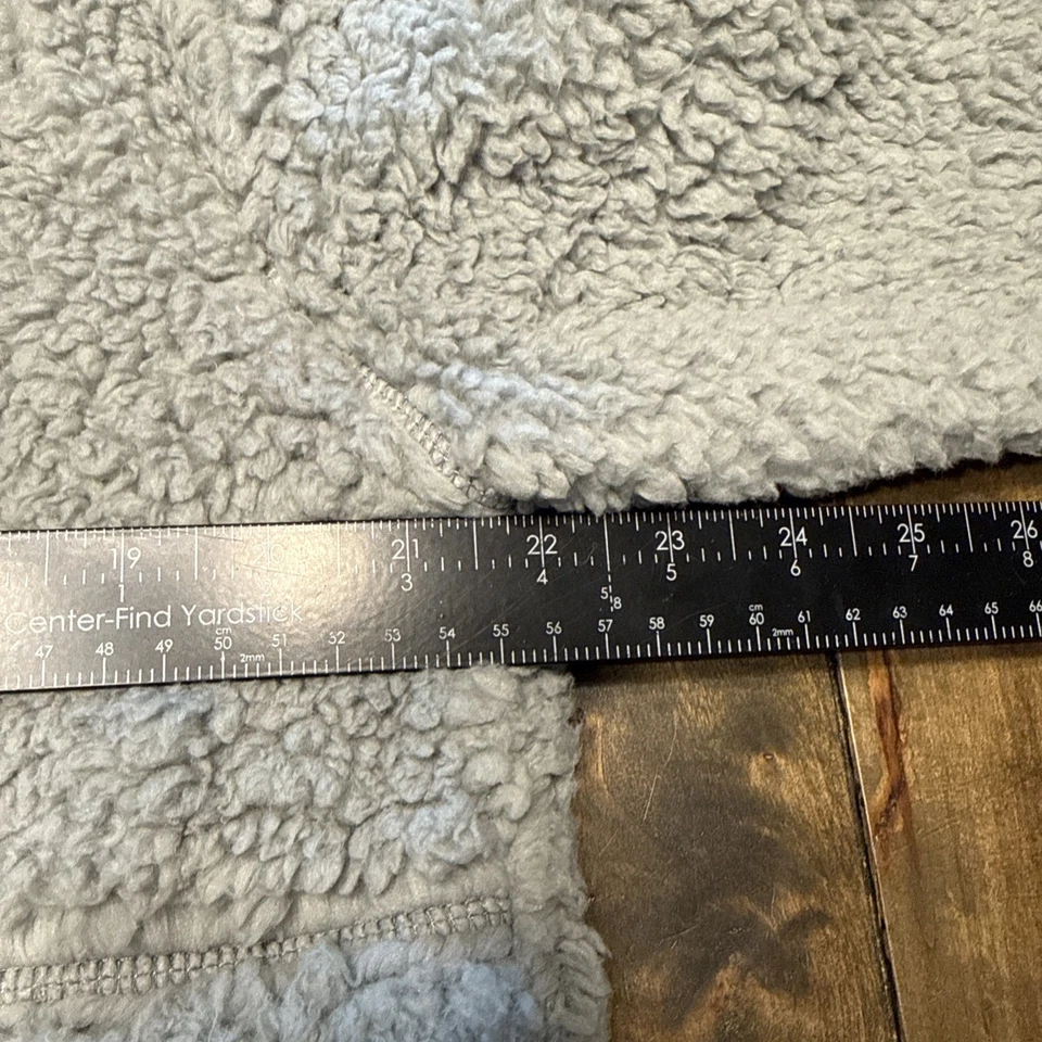 Suéter Indiana University Hoosiers Sherpa 1/4 pulôver feminino pequeno aconchegante quente - Imagem 4 de 4