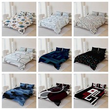 3D Geometric Abstract Line Pattern Quilt Cover Duvet Cover Comforter set