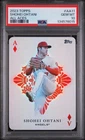 2023 Topps Shohei Ohtani “All Aces” Foil Refractor Die-Cut #AA11 Psa 10