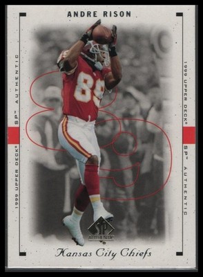 1999 SP Authentic #42 Andre Rison