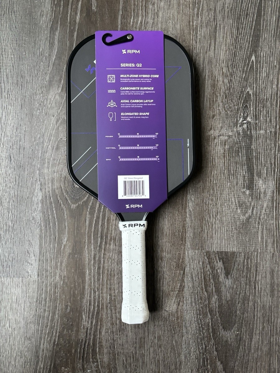 RPM - Q2 Elongated 16mm Picklleball Paddle - Brand New | eBay