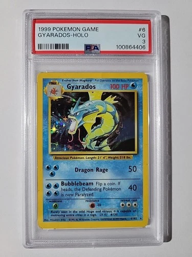 Gyarados 006/102 Base Set Holo PSA 3