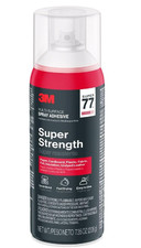 3M Super 77 Multi-Surface Spray Adhesive, 7.35 Oz., Low VOC, Quick Bond, Fast Dr