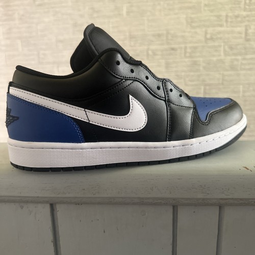 Nike Air Jordan 1 Low AJ1 Black/ Blue - Mens 11 USA - NEW - Picture 2 of 7