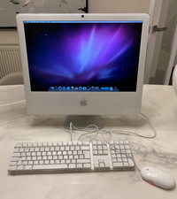  Apple iMac Intel 2.1GHz A1207 20" Mac OS X 10.5  VINTAGED BOXED
