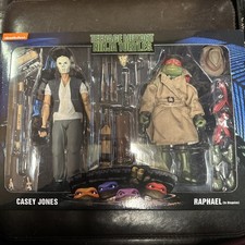 NECA TMNT 7    Casey Jones & Raphael Disguise 2 Pack Teenage Mutant Ninja Turtles