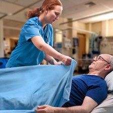 Avalon Bedding Hospital Blankets Twin Size 100 Cotton Thermal Blan... Fast Ship