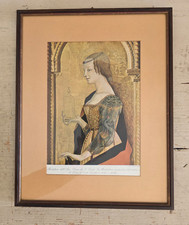 Quadro con Stampa La Maddalena del Trittico San Lucia di Carlo Crivelli