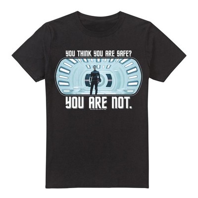 Star Trek: Into Darkness - ''Not Safe'' T-Shirt für Herren (TV13583)