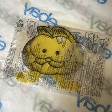 Vintage 1978 KELLOGG'S GARFIELD Cereal yellow Bike Spoke Reflector Sealed Smile