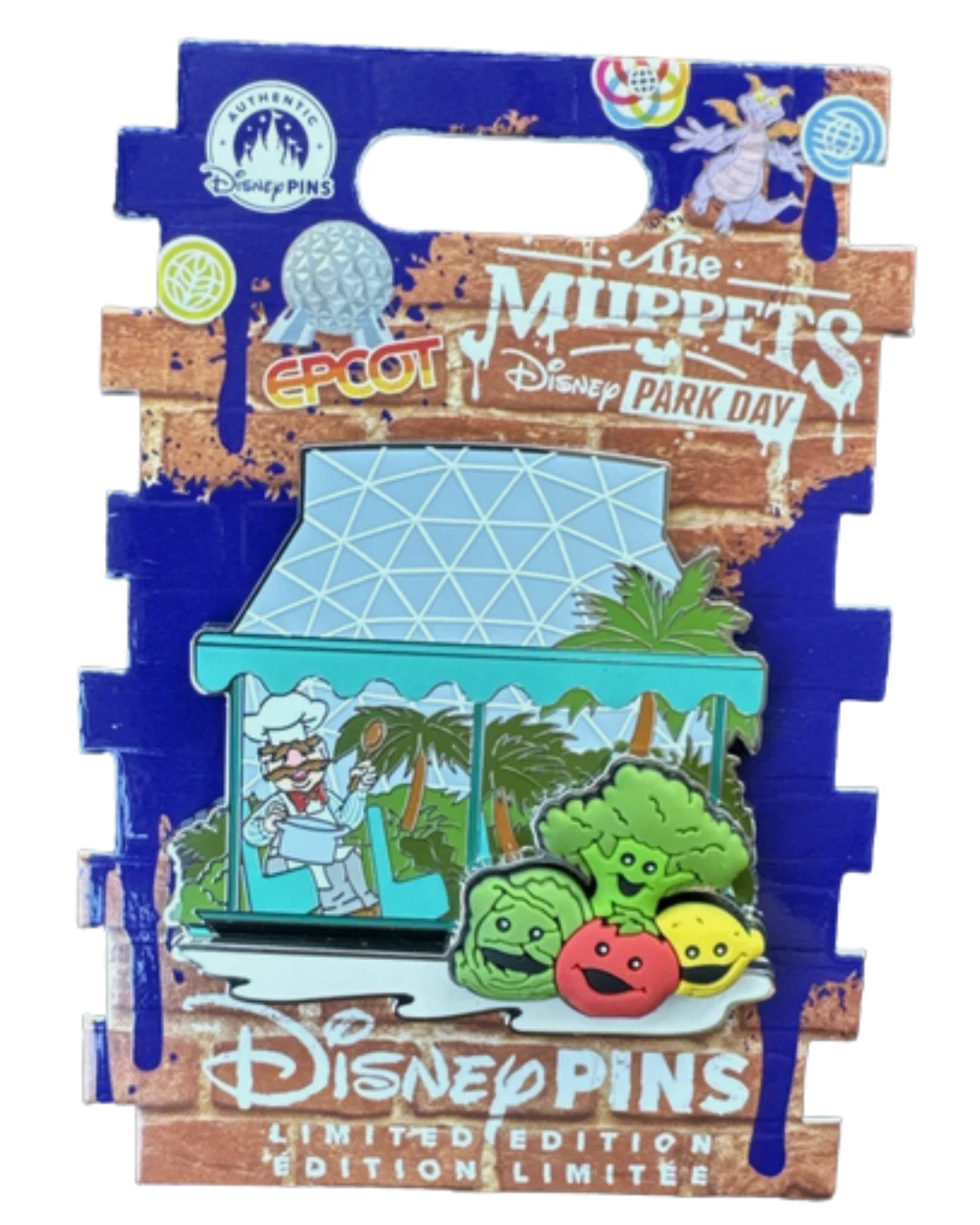 2026 Muppets Disney Park Day Epcot Living With The Land Swedish Chef LE Pin NEW
