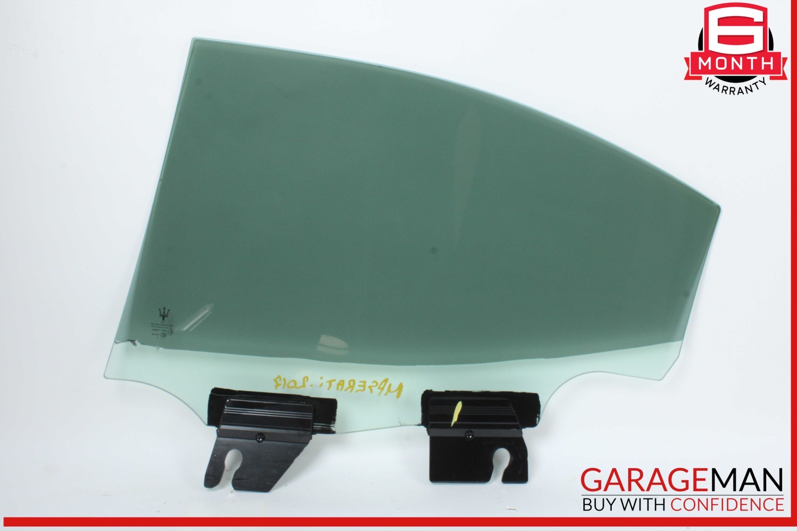 14-22 Maserati Ghibli M157 Rear Right Passenger Side Door Window Glass OEM
