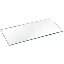 Plymor 4" x 8" Rectangle, 3mm Thick Non-Beveled Glass Mirror