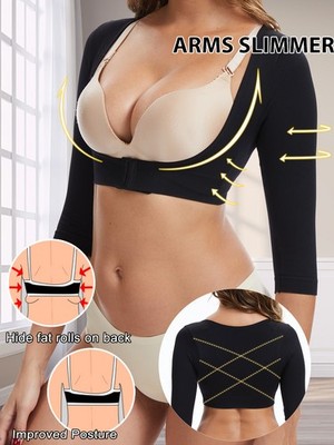 Upper Arm Shaper Women Post Surgery Arm Lipo Slimming Compression Sleeves Faja