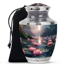 Lotus Grace Memorial Urns for Human Ashes Adult Men Mom 10 Inch