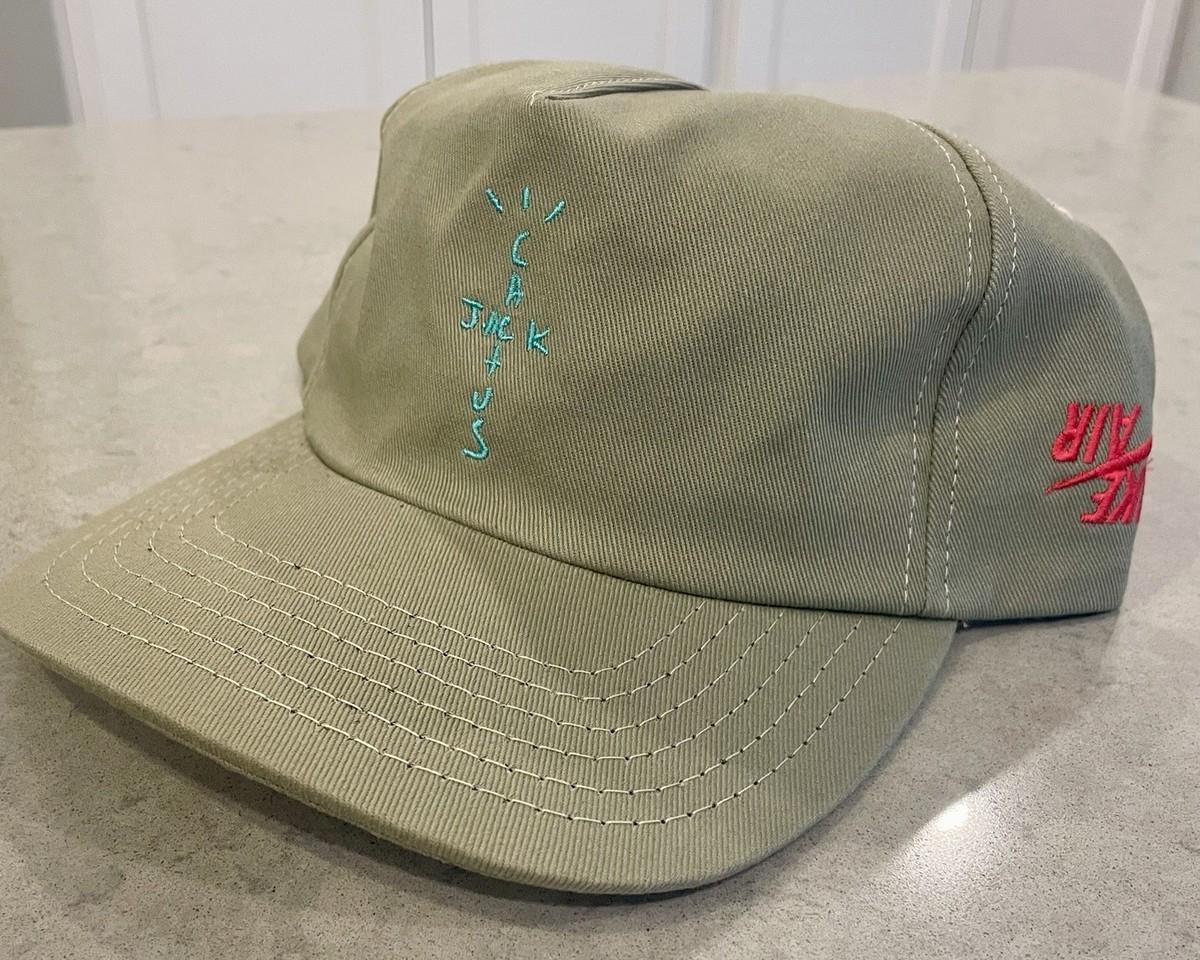Travis Scott Cactus Jack Highest Hat Olive Green Jordan Nike Air