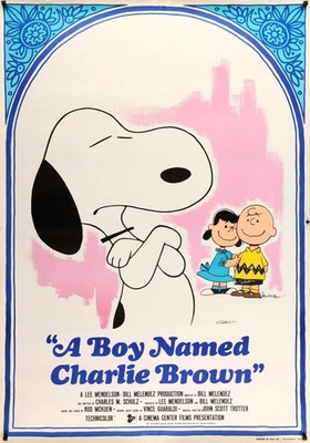 A Boy Named Charlie Brown 1969 7 Movie Poster Art Print Noir StudioDecor Textur