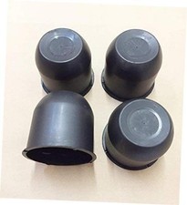 4 Black Trailer Wheel Hub Center Cap Diameter Travel Trailer, 4.25" black