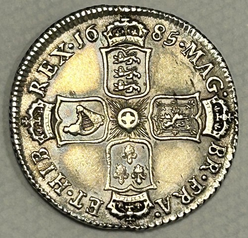 1685 James II Silver Shilling Coin | eBay UK