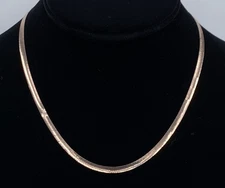 Giani Bernini Rose Gold over Sterling Silver Reversible Necklace 16"+2" NWT $120