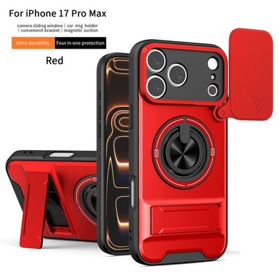 For iPhone 17 Pro Max/Air/16 Pro/15/14/13 Magnetic Case w/ Dual Stand Shockproof
