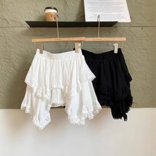 Donna Ragazza Asimmetrico Gonna Tutù Ruffles Sottogonna Irregolare a Strati