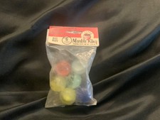 Vintage Marble King Big Boy glass marbles 6 count NOS USA