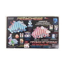 Mega Games Board Game Megachess/Megacheckers Box SW (New)
