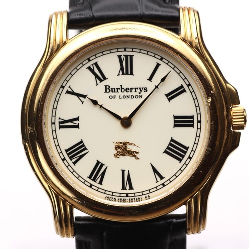 Burberrys Orologio Uomo Vintage Quarzo Quadrante Romano Vecchio Logo 4620-E64171 Giappone - Foto 1 di 18