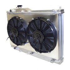 Yonaka Honda S2000 2 Dual Core Aluminum Performance Rad Radiator W Fans Shroud