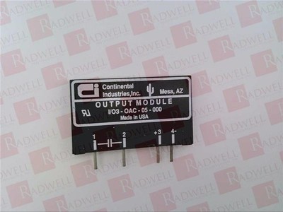 INVENSYS I/O3-OAC-05-000 / IO3OAC05000 (NEW NO BOX)