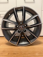 1x original Skoda Octavia III 18 Zoll Gemini Alufelge 7,5x18 ET51 5E0601025AK/AJ