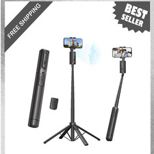 Auto Face Tracking Tripod, 67 Inch Phone Tripod with Bluetooth Remote, 360