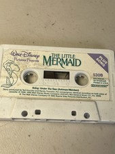 1988 Walt Disney The Little Mermaid Cassette Under The Sea Vintage