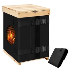 85" x 23.6" Bee Hive Insulation Wrap for 8 & 10 Frame Hives Warm Adjustable 600D