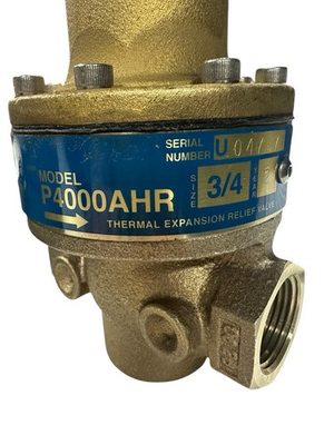 #ad Zurn Industries 3 4#x27;#x27; P4000AHR Pressure Relief Valve w High Pressure Range $935.99