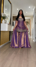 Pakistani Dress Salwar Kameez Ready To Wear Suits Indian Wedding Party 3 Piece M