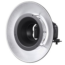 GODOX RFT-25S Reflector with Silver Beauty Dish for Godox R200 Ring Flash
