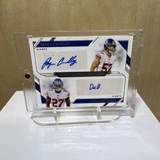 Panini 2019 National Treasures Dual Autograph Connelly Baker Giants RDS-BC