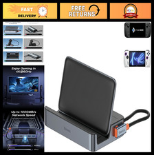 6-in-1 Docking Station for Steam Deck/ROG Ally X/Legion Go - 4K HDMI, Gigabit Et