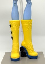 Monster High Skullector Coraline Doll Outfit Shoes Yellow Spiderweb Rain Boot G1