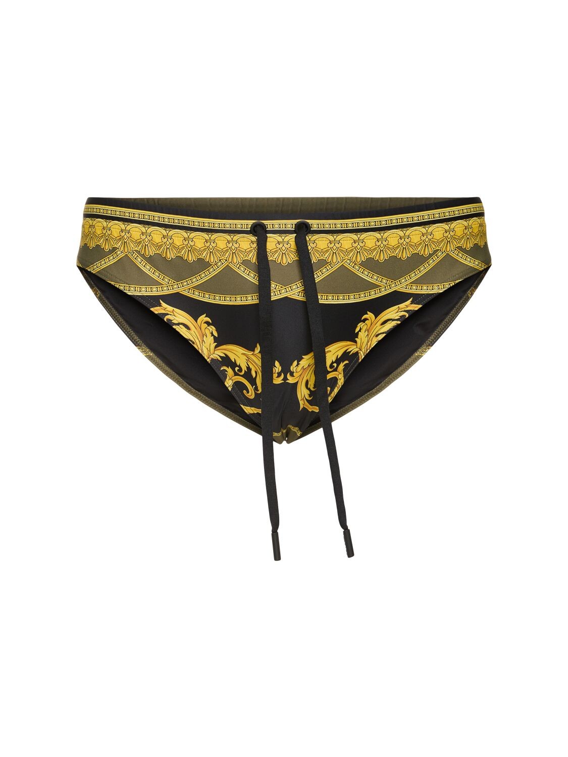 Versace Mens Multi-Color Swimwear Slip Versace sz 6 US L IT 52 33890₽